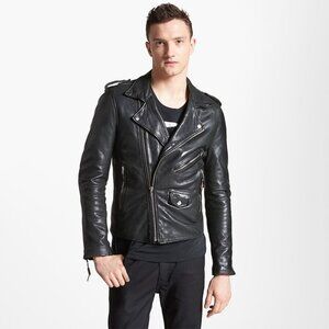 BLK DNM Leather Moto Jacket